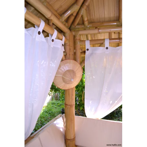 Rideau pour gazebo - Rideaux pour gazebo en bambou - Accessoire pour le jardin