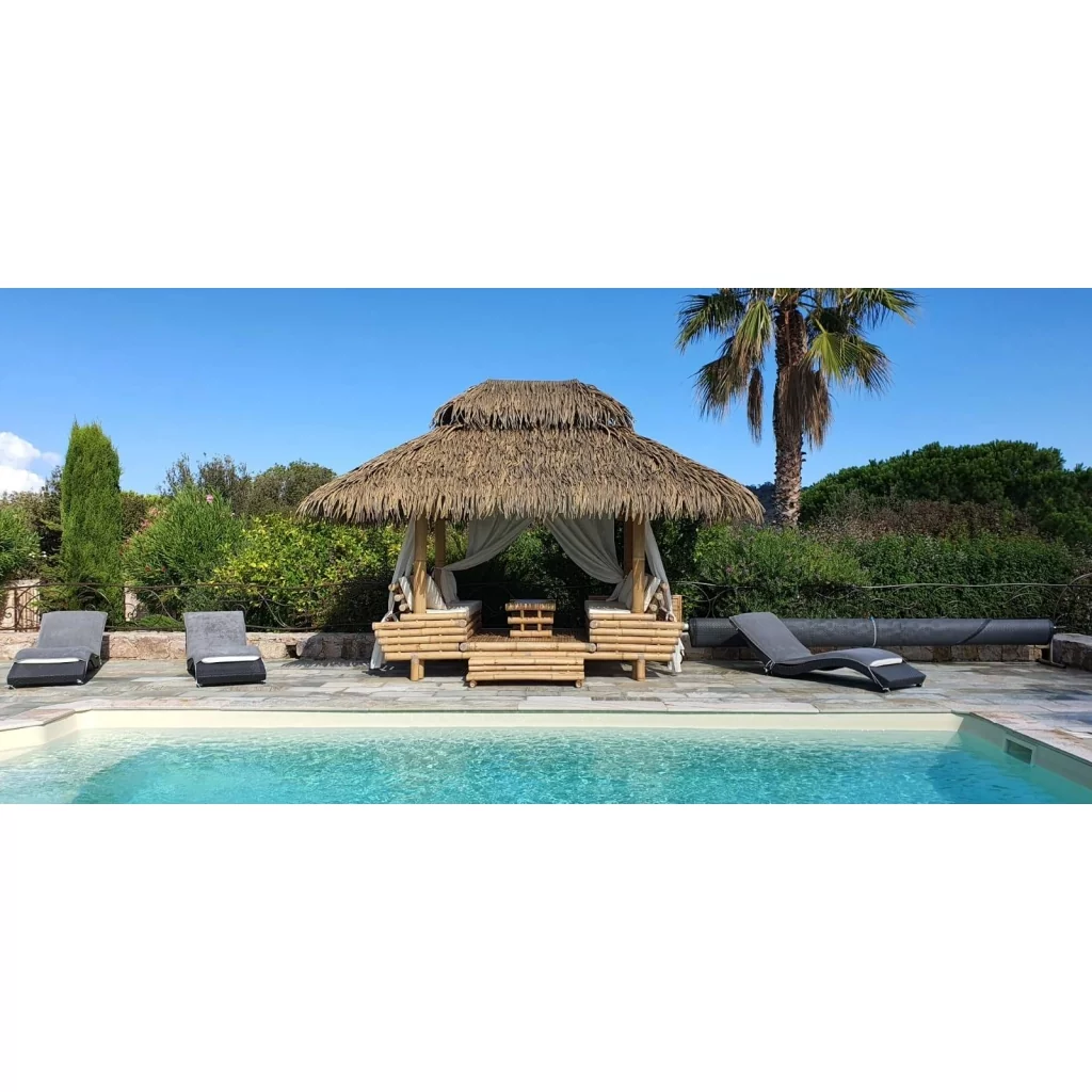 Gazebo en bambou - paillote bambou - paillote en bambou - pergola - Gazebo bambou - Salon de Jardin - Hydile Gazebo en bambou - paillote bambou - paillote en bambou - pergola - Gazebo bambou - Salon de Jardin - Hydile