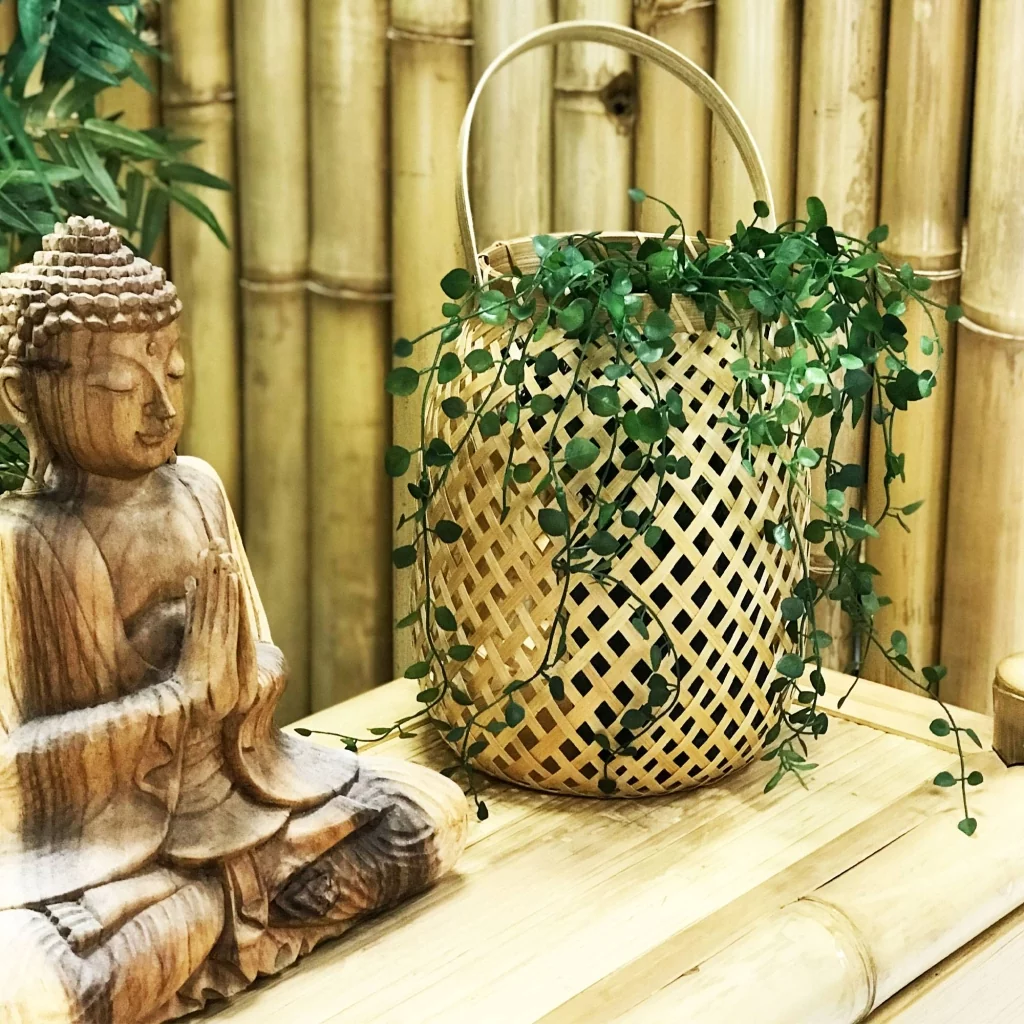 Lanterne bambou couleur naturel - Bougeoir bambou ou photophore bambou à  vous de choisir - Sweet Lanterne by Hydile
