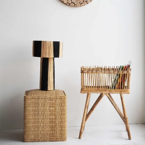 VERA - Porte-revues en rotin