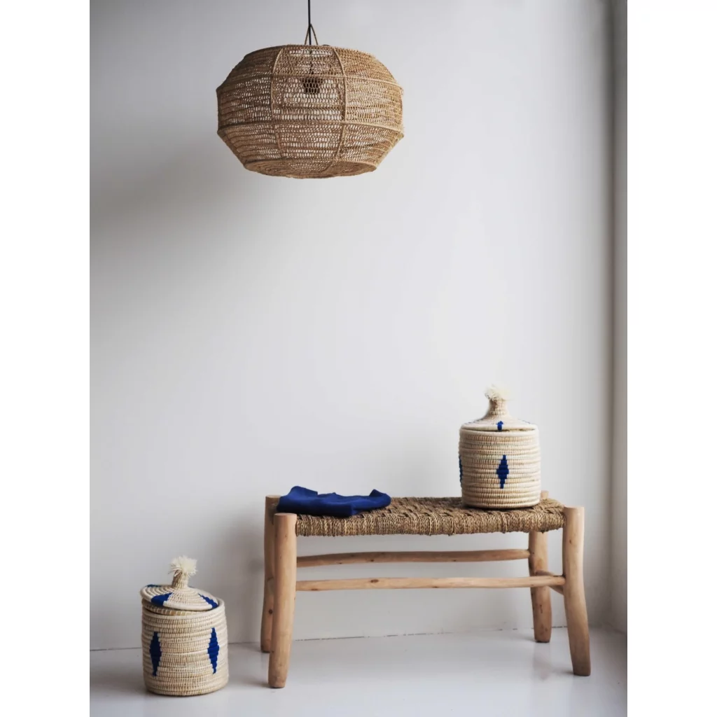 luminaire rond naturel