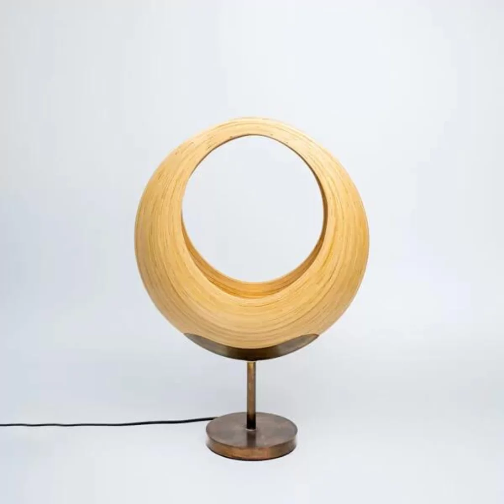 lampe-a-poser-design-bambou-bronze