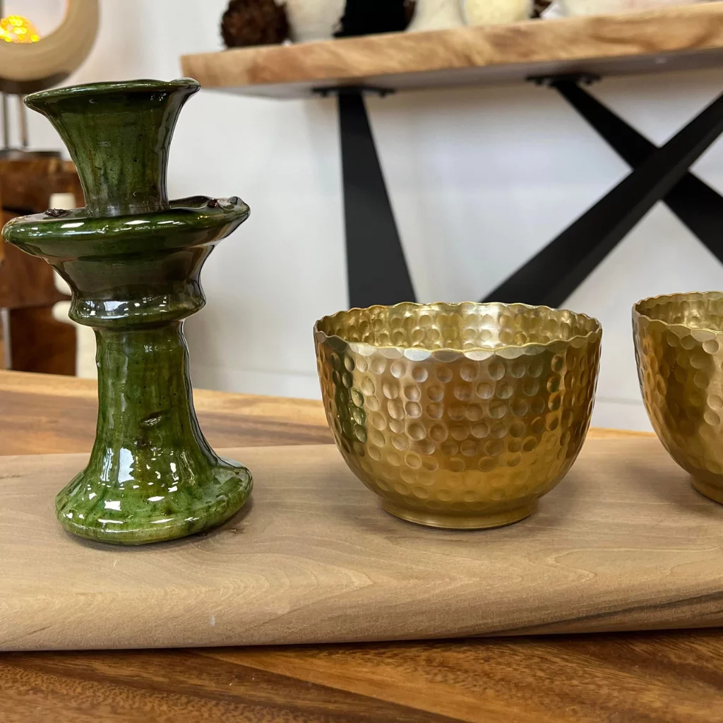 Bougeoir vert de Tamegroute