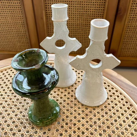 Bougeoir vert de Tamegroute