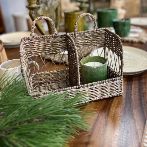 Support - Rangement en osier