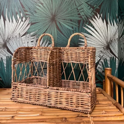 Support - Rangement en osier