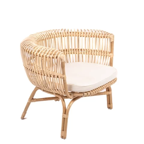 HAVANA - Fauteuil en rotin avec coussin