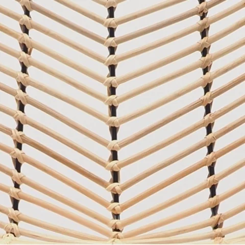 ATI - Tabouret de bar en rotin et métal - HYDILE, marque de déco naturelle