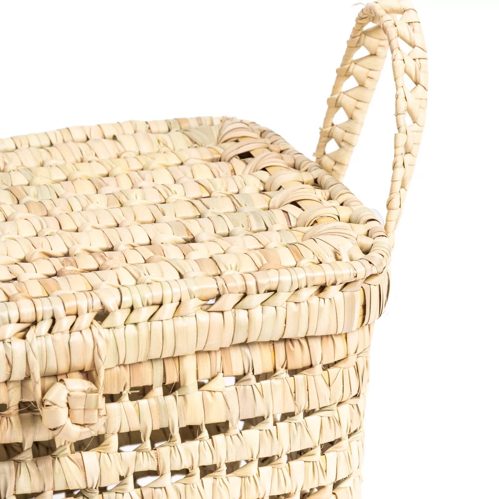 coffre naturel - coffre de rangement - coffre tressé - déco bohème - coffre bohème