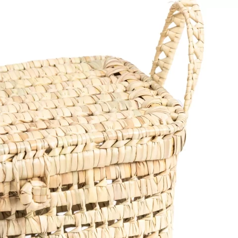 coffre naturel - coffre de rangement - coffre tressé - déco bohème - coffre bohème