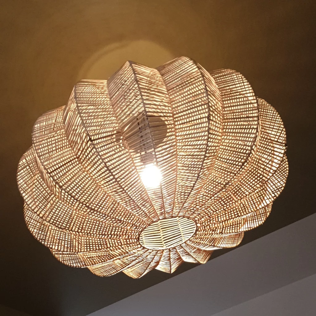 Fruit - Suspension XXL en rotin naturel