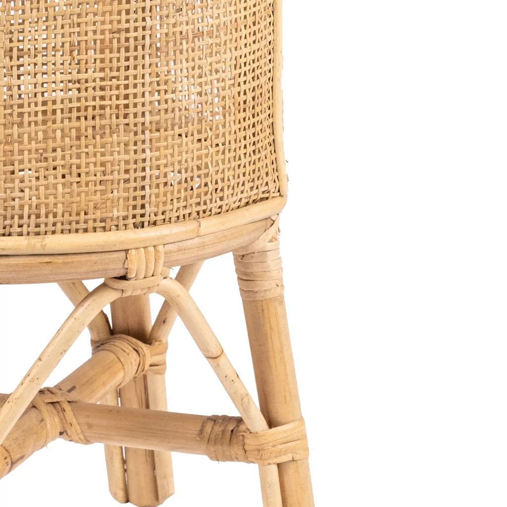 DARIO - Cache pot sur pieds en rotin