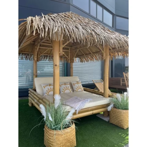 Pergola bambou