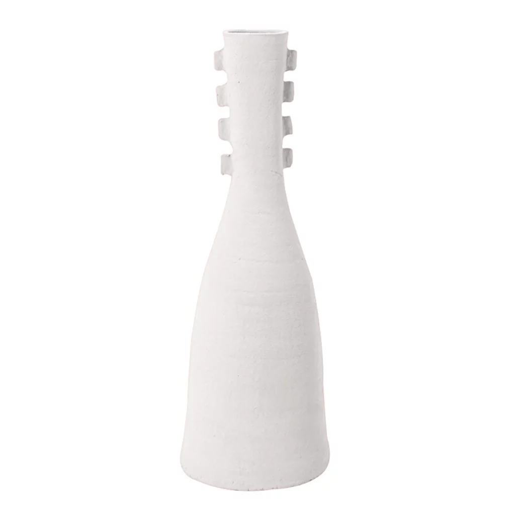 poterie grand format - vase blanc - maroc