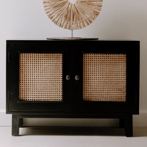 POLKA-Petit-buffet-en-cannage-et-bois-d'acajou