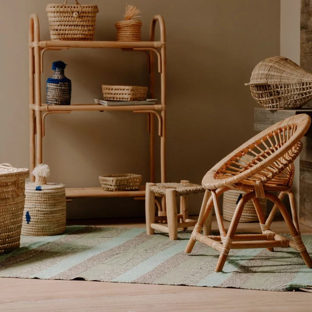 2 TABOURETS POUR ENFANT EN BOIS - NATUREL - CHAMBRE D'ENFANTS