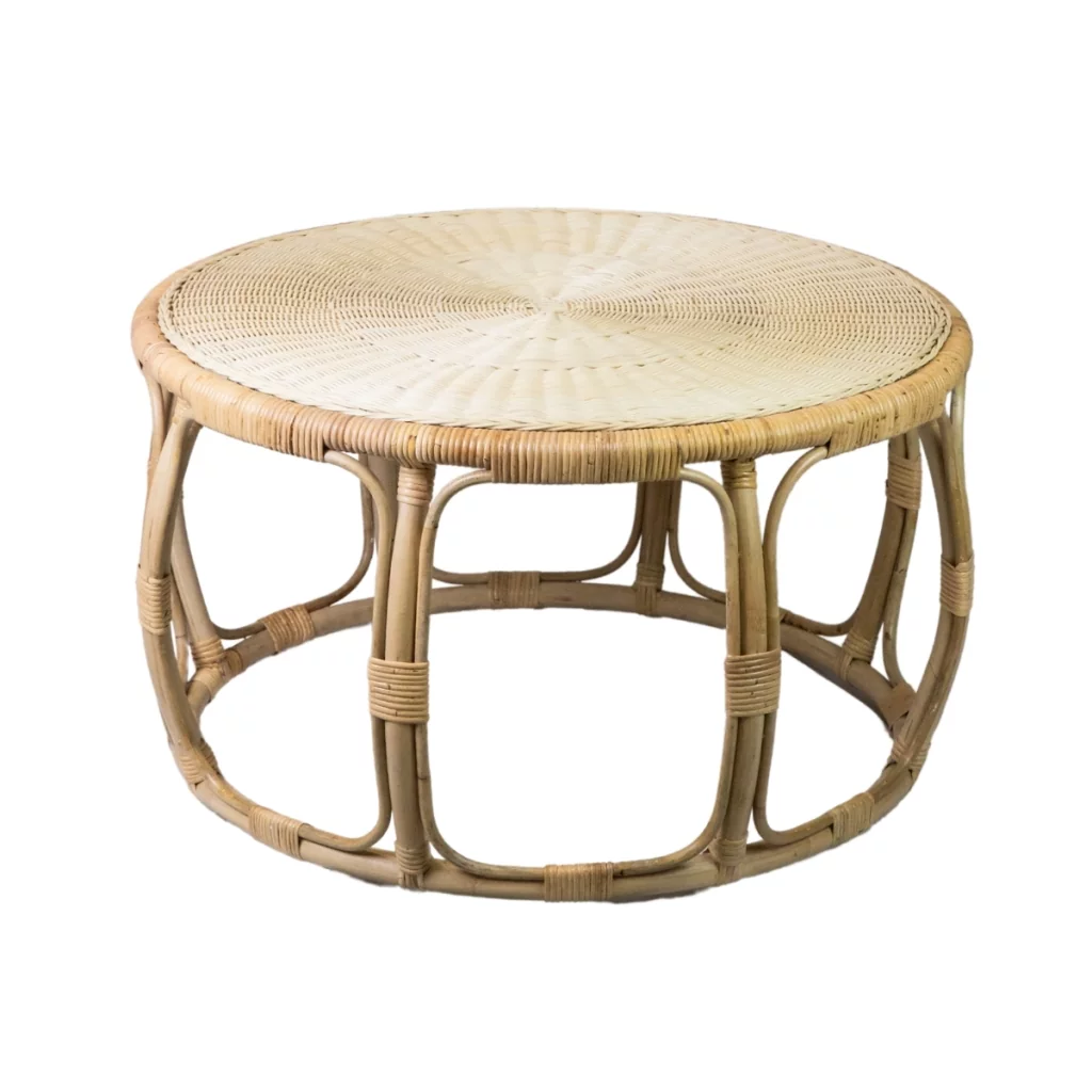 LOUISE-Table-basse-en-rotin-ronde