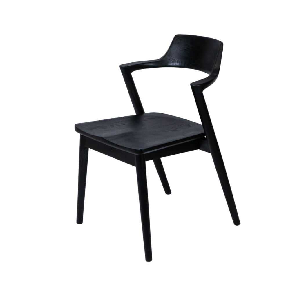 HIRO-chaise-noir-en-bois-de-teck-avec-accoudoirs