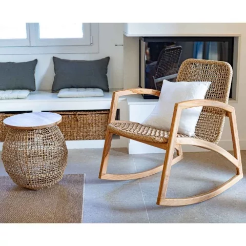 fauteuil à bascule pour l'extérieur