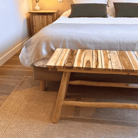 yagy - banc en teck pour intérieur et extérieur