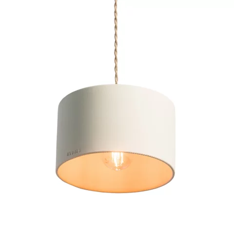 odile - suspension en terre cuite blanche