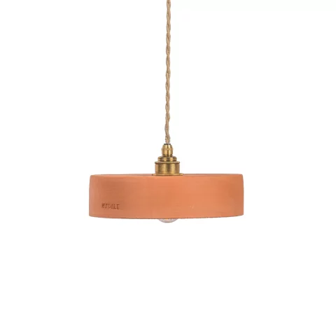 Michele s - suspension en terre cuite ocre