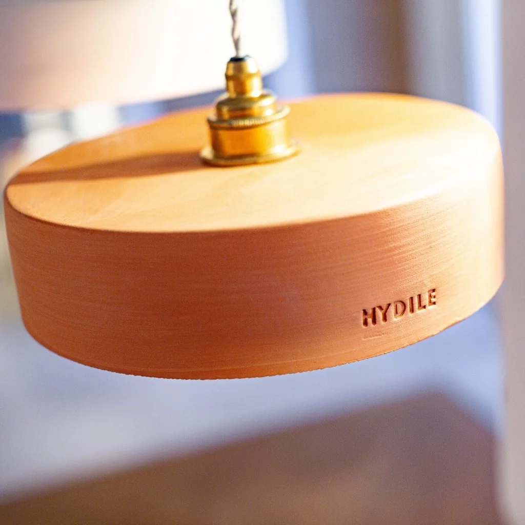 Michele s - suspension en terre cuite ocre Made in France