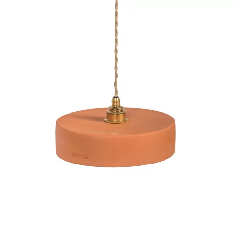 Michele s - luminaire en terre cuite ocre Made in France