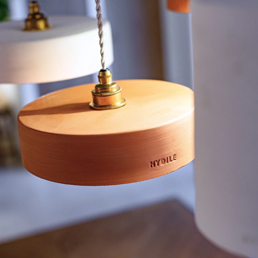Michele s - suspension en terre cuite ocre
