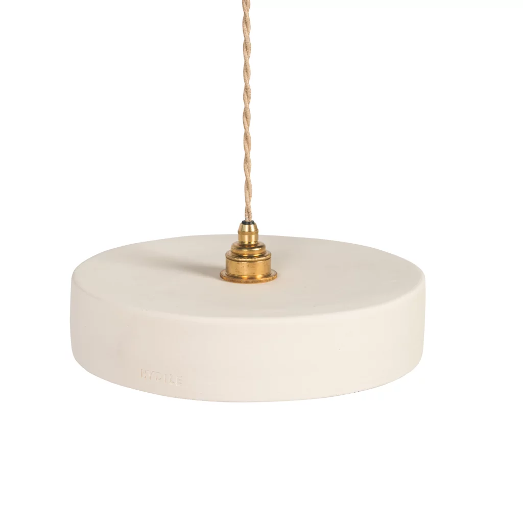 Michele M - luminaire d'intérieur en terre cuite blanche