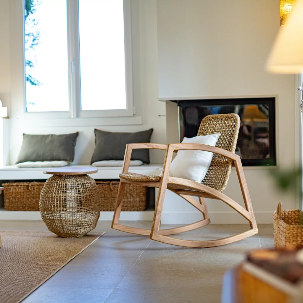 Annie - table ronde en corde pour intérieur et extérieur