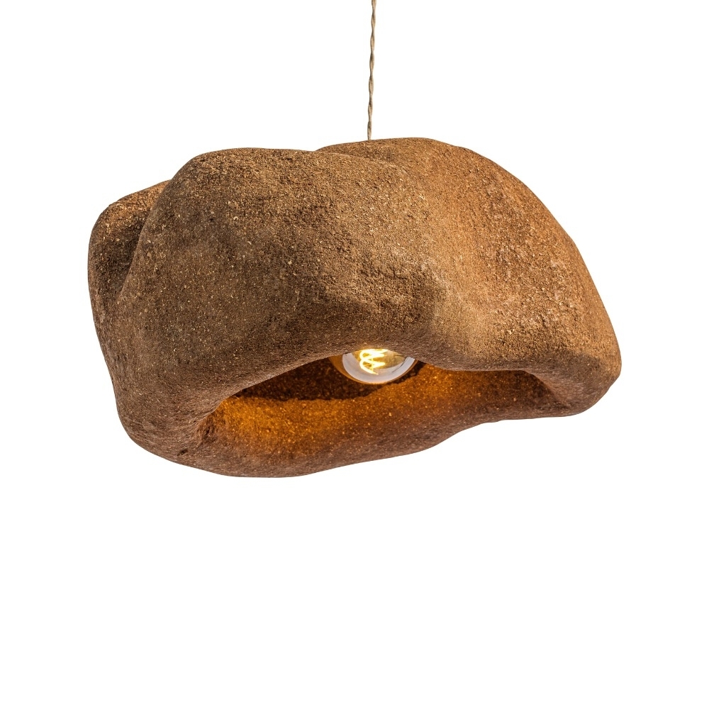 Oslo M - Suspension en sciure de bois de teck