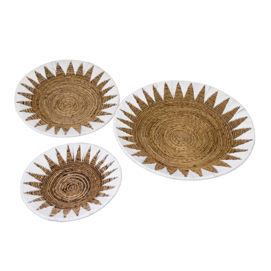 Noemie - Lot de 3 assiettes décoratives 