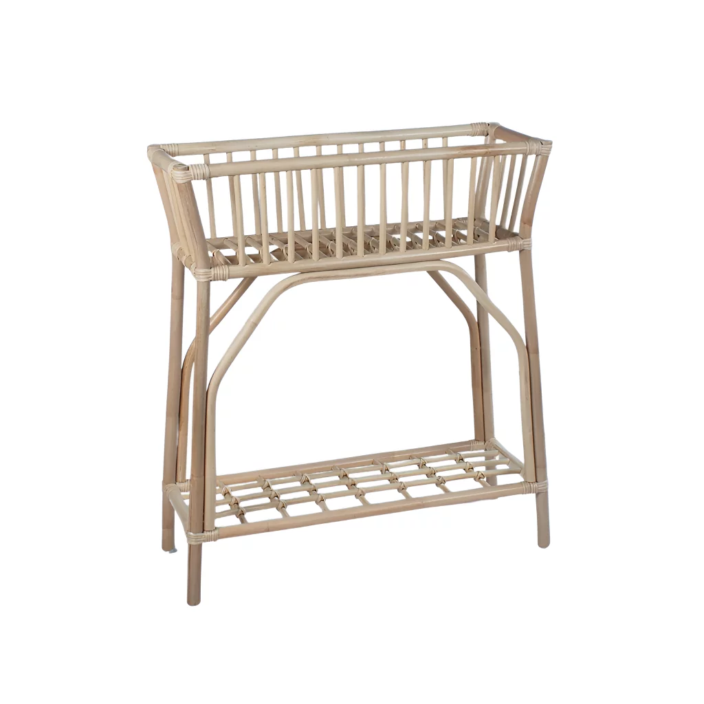 charlotte - jardinière en rotin