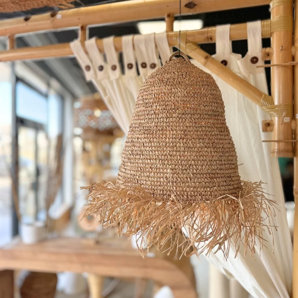 BAYA - Suspension en raphia pour intérieur