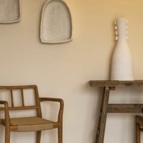 Poterie ZAGORA XXL en terre cuite - C pour intérieur