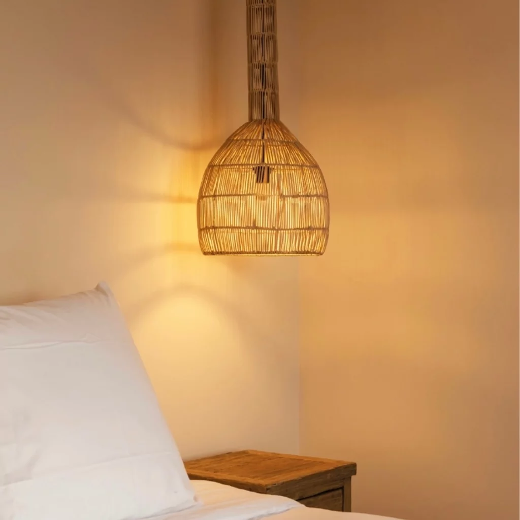 APRIL - suspension pour chambre en rotin