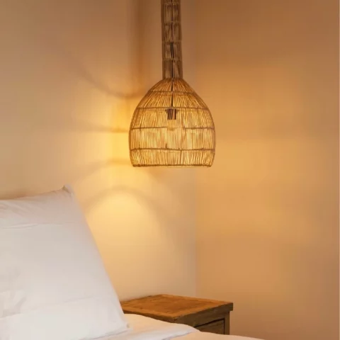 APRIL - suspension pour chambre en rotin