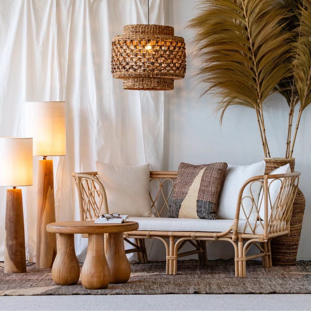 TINA - Suspension en feuilles de bananier