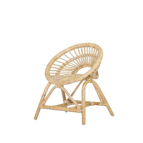 Petit Fauteuil Enfant En Rotin Naturel Pour Une Chambre D Enfant Au Style Vintage Et Boheme