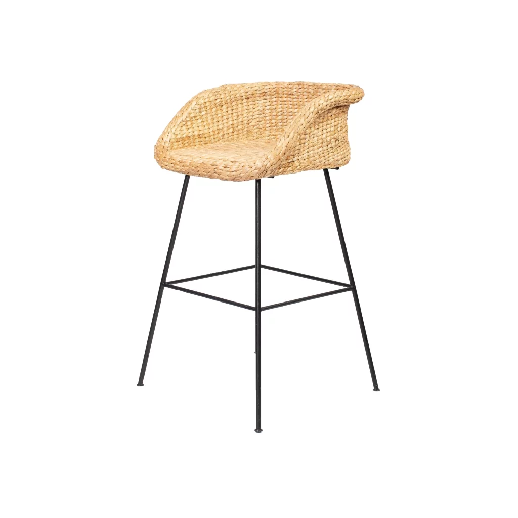 Tabouret de bar abaca - tabouret de bar métal - tabouret de bar rotin - chaise de bar - chaise de bar abaca - HYDILE Tabouret de bar abaca - tabouret de bar métal - tabouret de bar rotin - chaise de bar - chaise de bar abaca - HYDILE