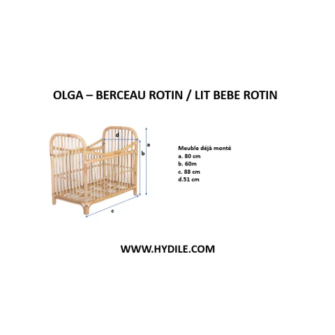 Lit Bebe Rotin Ou Berceau Rotin Enfant Olga Au Style Vintage Et Boheme Hydile Lit Bebe Rotin Ou Berceau Rotin Enfant Olga Au Style Vintage Et Boheme Hydile