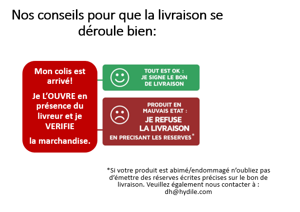 Nos conseils pour que la livraison se déroule bien