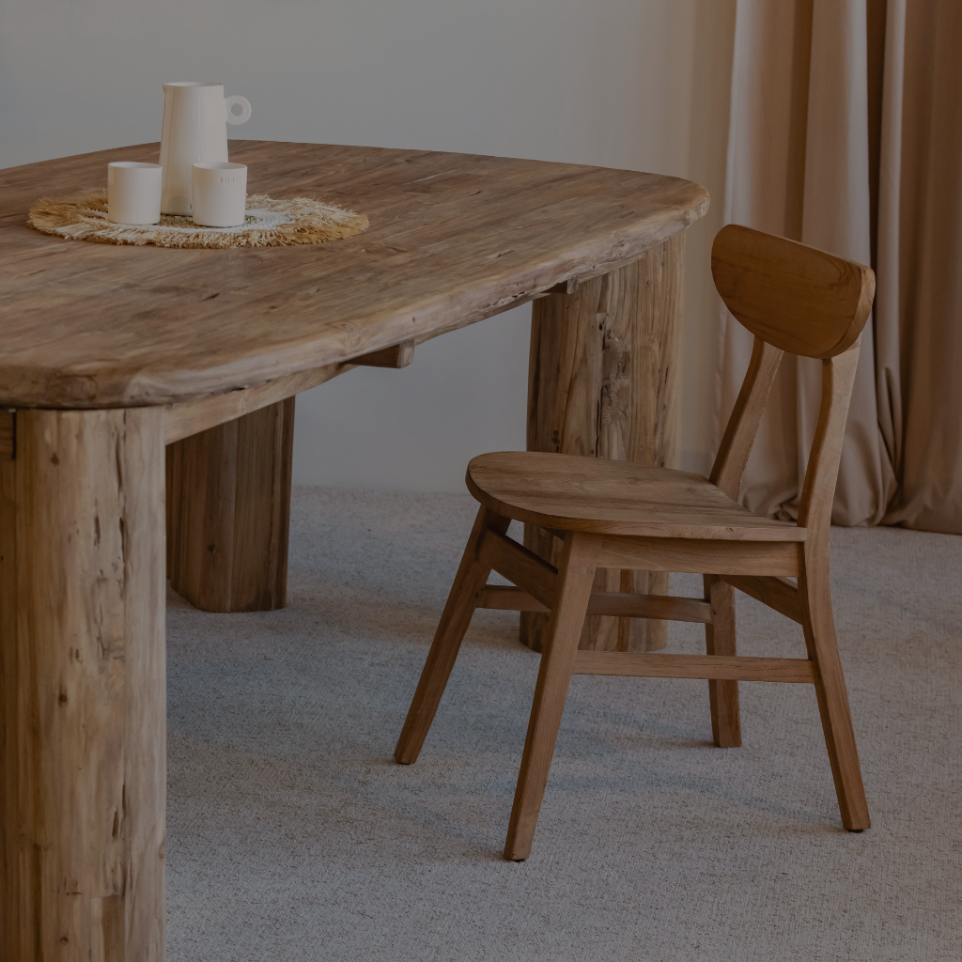 Table en bois de teck extérieur - HYDILE