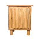 PIERRETTE - Chevet en branche de teck L50*l40*H60cm