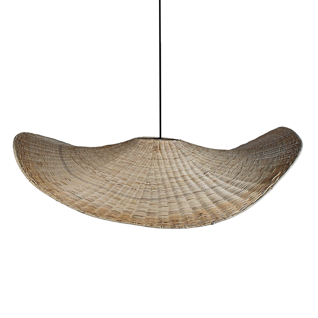 VOLTIGE - Suspension XXL en rotin D130 H30cm