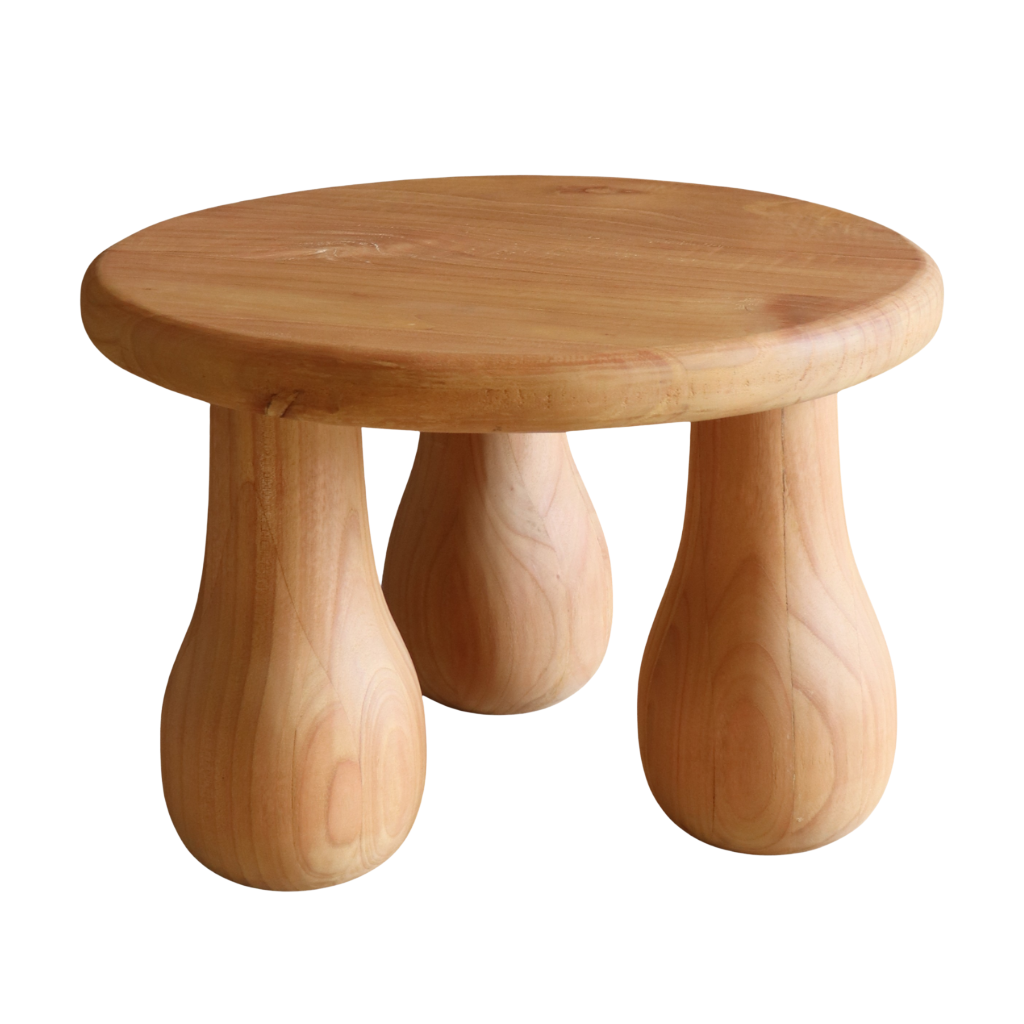 SUZIE - Table basse en bois de mindi