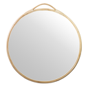 Pueblo XL- Miroir rond en rotin