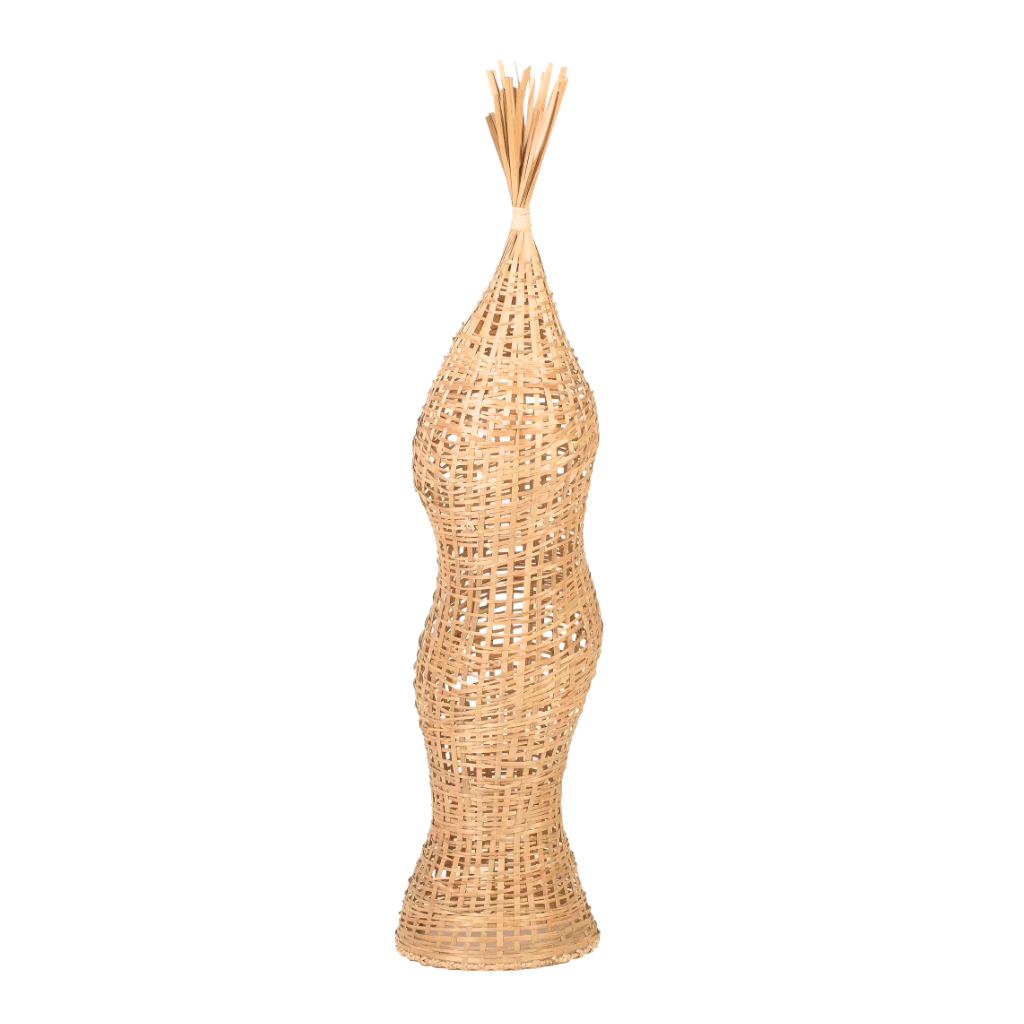 PALM TREE M - objet décoratif tressé en bambou