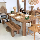VASCO S - Table Rectangle en teck recyclé